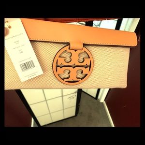 Tory Burch Canvas Clutch